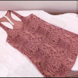 Lululemon Cool Racerback Desert Snake print top